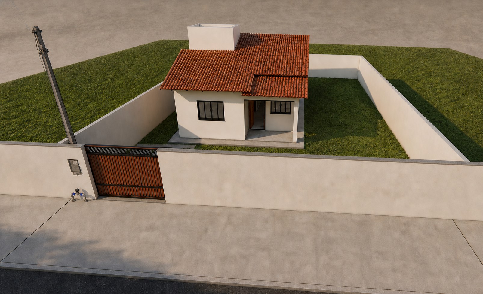 Vista do Projeto Residencial R & T
