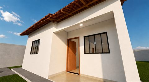 Perspectiva da varanda